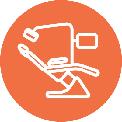 Dental chair icon